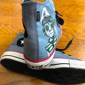 Very Gorillaz Converse Chuck Taylor High Shoes in Grey